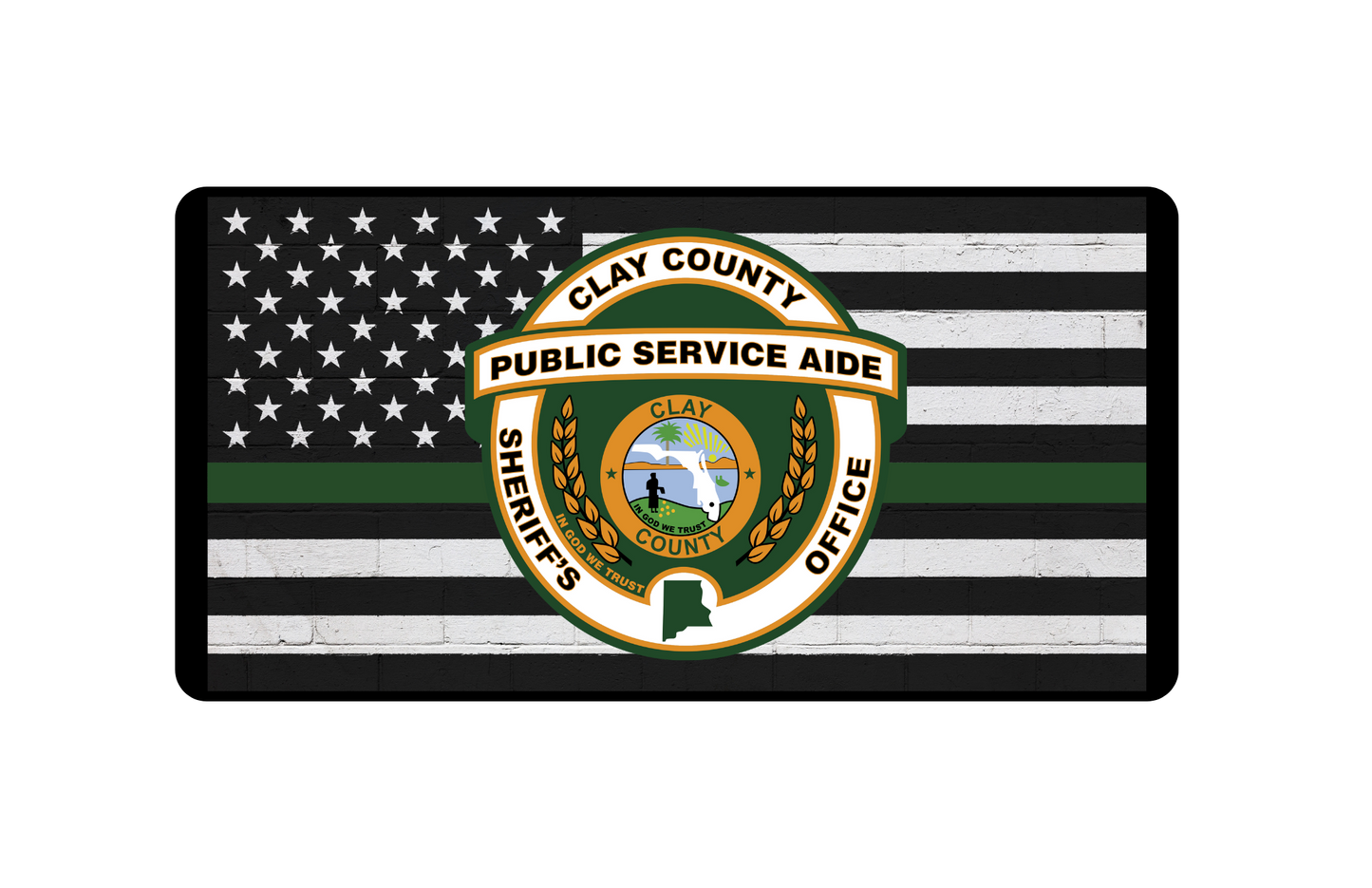 CCSO PSA License Plate