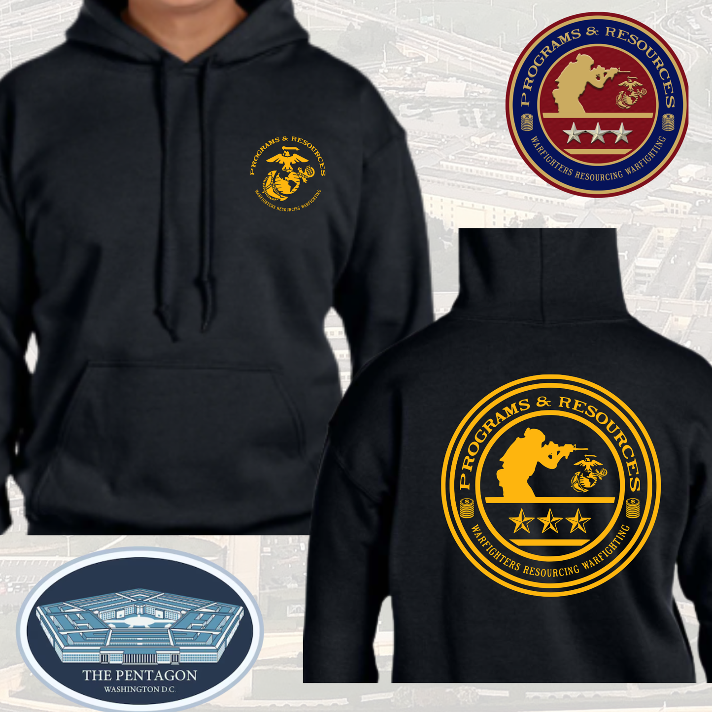Programs & Resources Black Hoodie