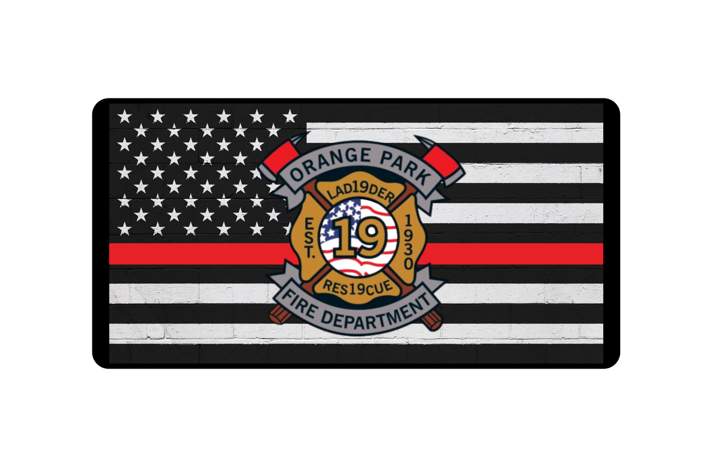 OPFD License Plate