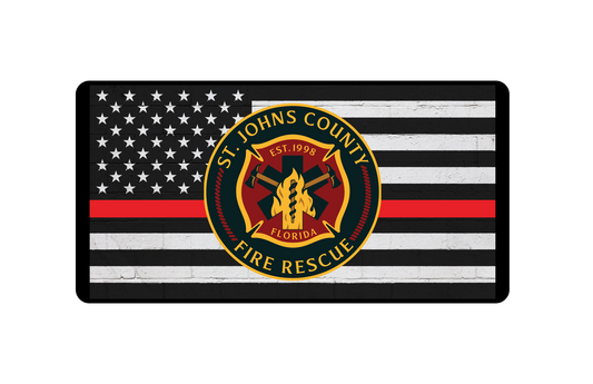 SJCFRD License Plate