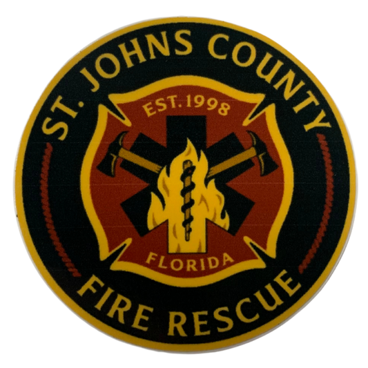 St Johns County FIRE RESCUE sticker