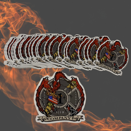 St Johns County Station 1 Fire Rescue Sticker