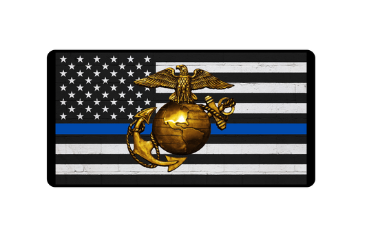 US Marine Law Enforcement License Plate