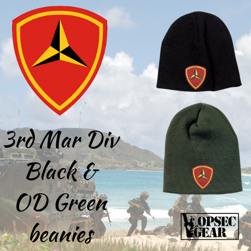 3rd Marine Division Beanie