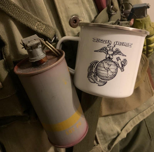 Vintage Metal WWII Camping Cup