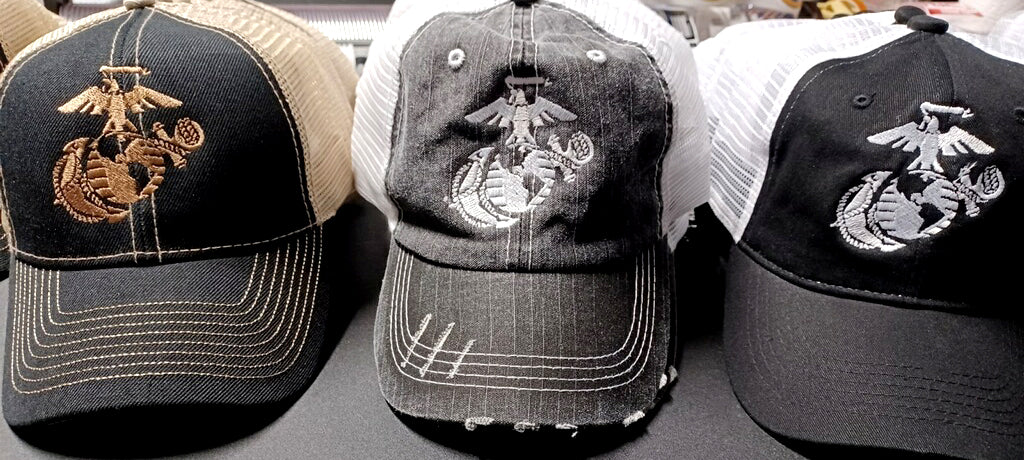 Marine Corps Emblem Embroidered Hats