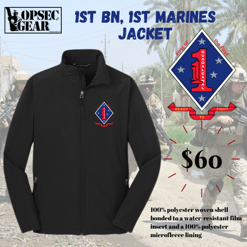 1st Battalion 1st Marine Regiment Jacket