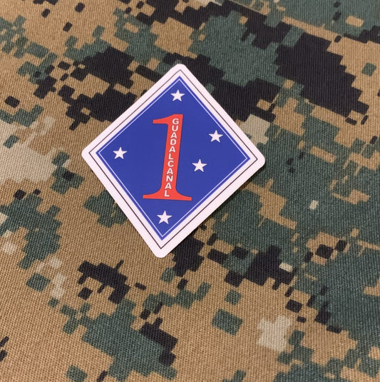 1st Marine Division sticker