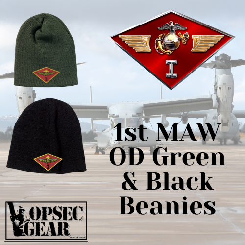 1st Marine Air Wing Embroidered Beanie