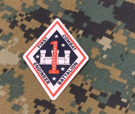 1st Combat Engineer Battalion sticker