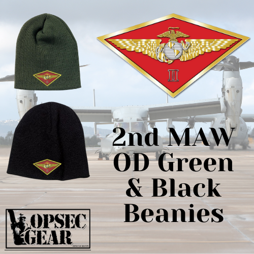 2nd Marine Air Wing Embroidered Beanie