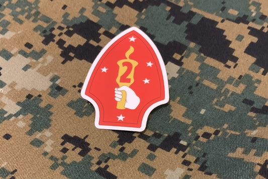 2nd Marine Division Sticker