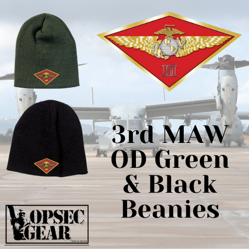 3rd Marine Air Wing Embroidered Beanie