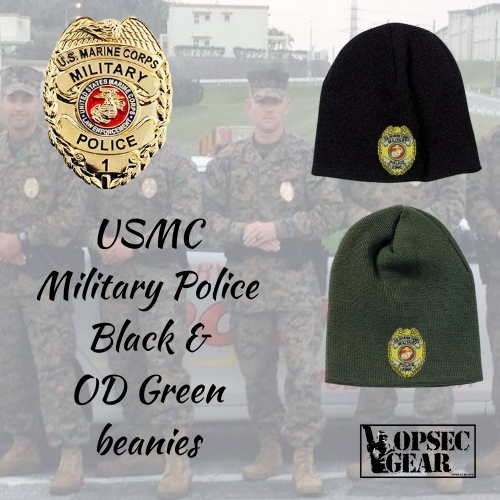 USMC Military Police Embroidered Beanie