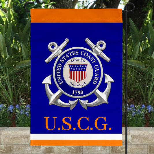 Coast Guard Garden Flag