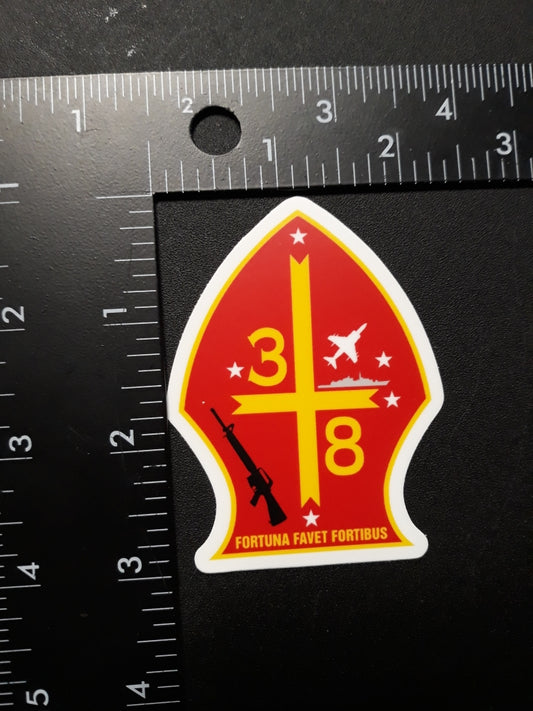 3/8 Unit Sticker