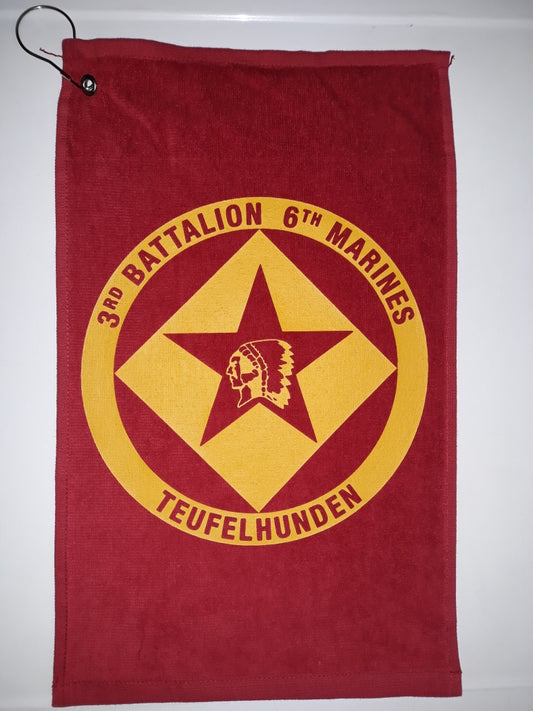 3rd Battalion 6th Marines Golf Towel