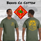 Bravo Co 4th AAB Shirts & Hoodies gold ink