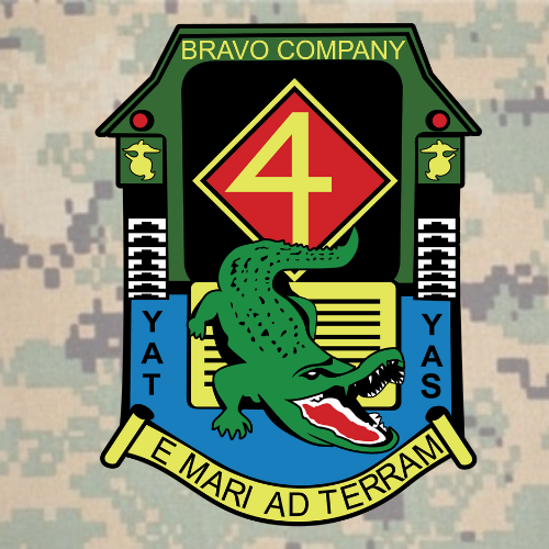 Bravo Co 4th AAB Sticker