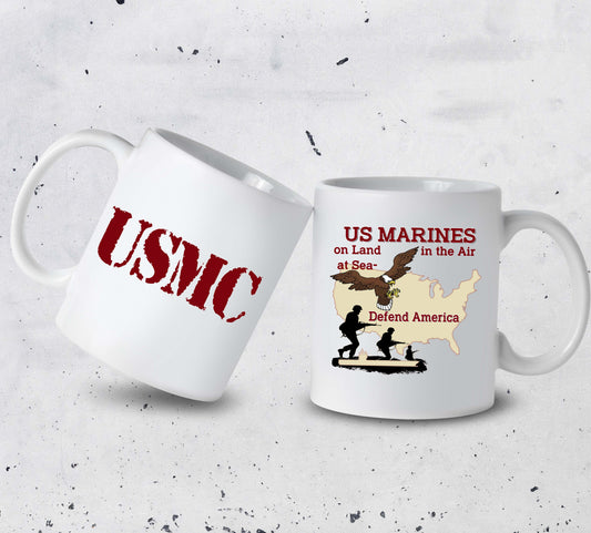 Defend America USMC Mug