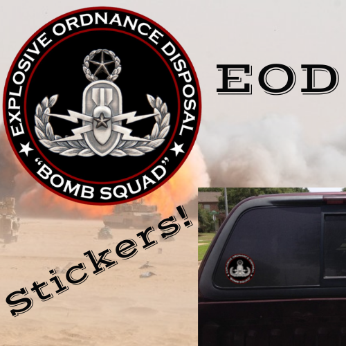 EOD "Bomb Squad" Sticker