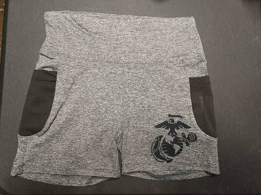Female USMC Athletic Shorts