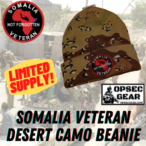 Somalia Veteran Desert Camo Watch Cap