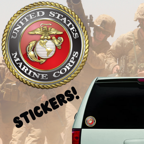 US Marine Corps Seal Sticker
